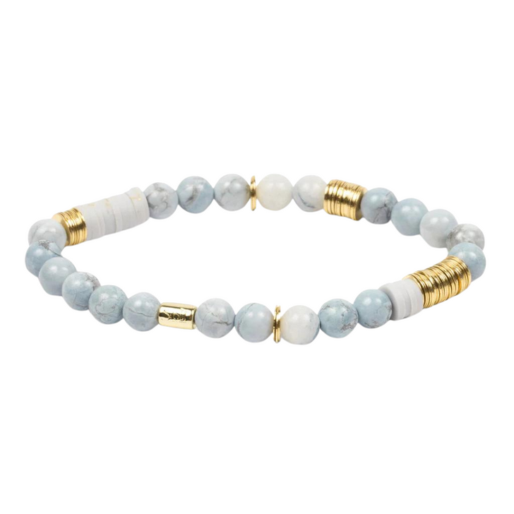 Scout Intermix Stone Stacking Bracelet Blue Howlite