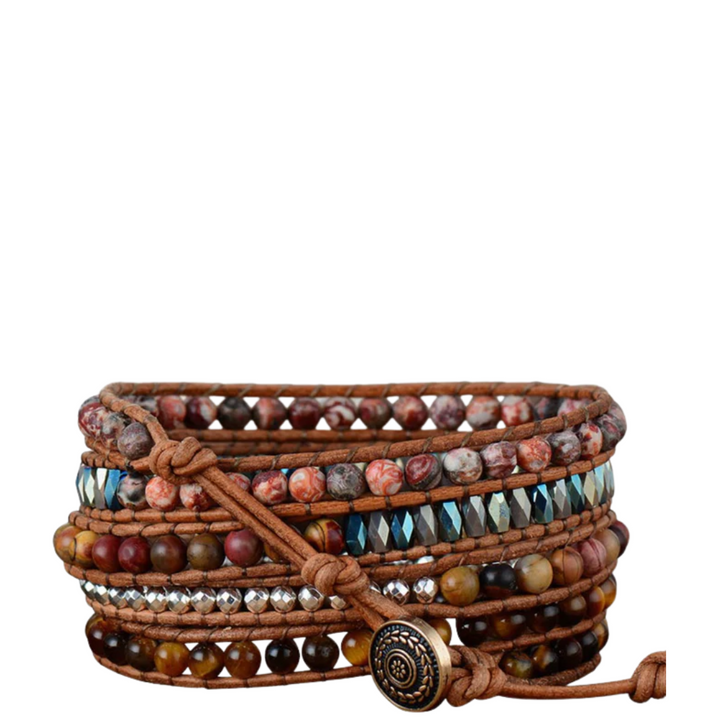 Cape Diablo Tiger's Eye Royal Wrap Bracelet