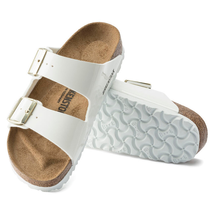 Birkenstock Arizona BF Patent White LS Narrow