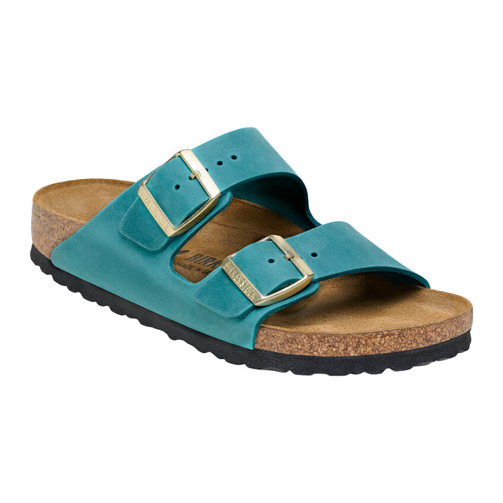 Birkenstock Arizona Oiled Leather Biscay Bay Narrow