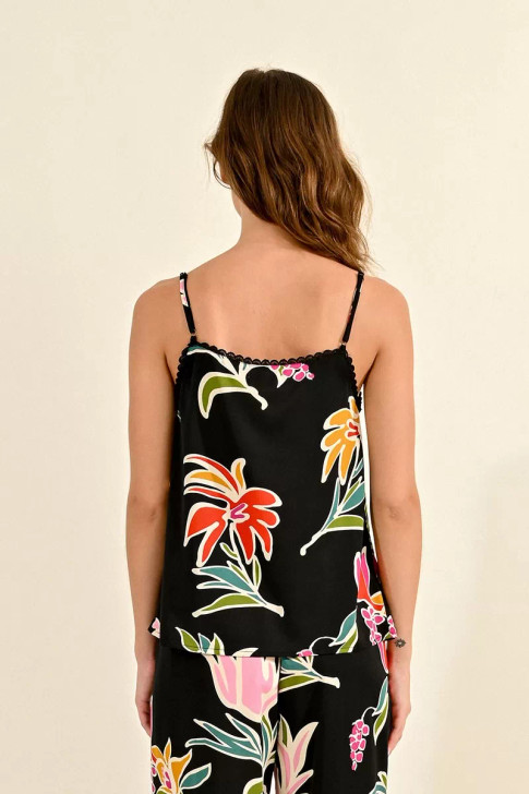 Molly Bracken Tank Top Black June Floral