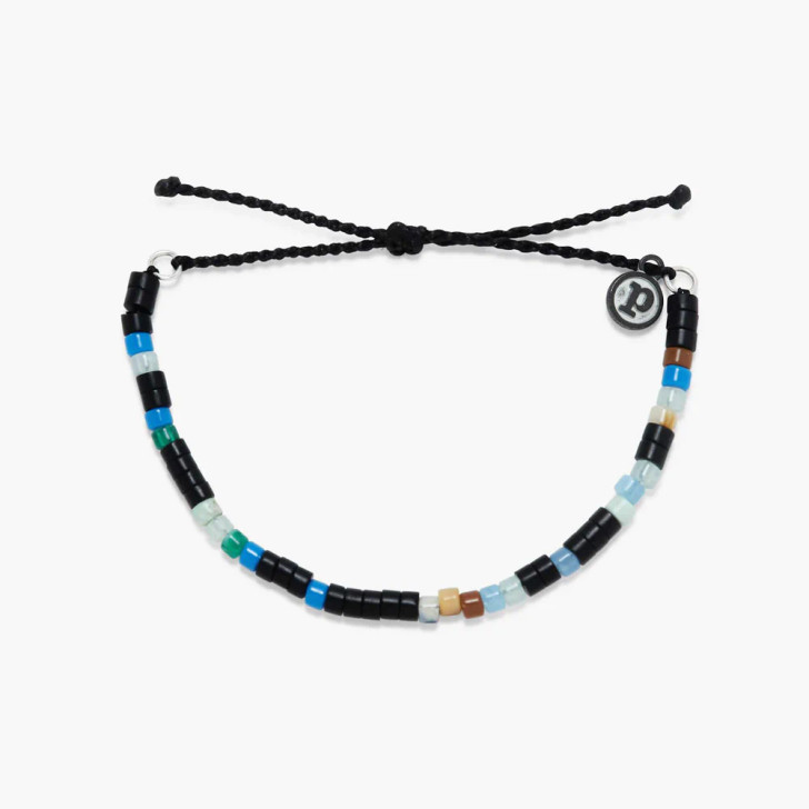 Pura Vida Men's Mixed Bead Bracelet Black