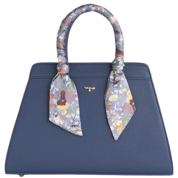 Fable Catherine Rowe Pet Portraits Structured Tote Navy