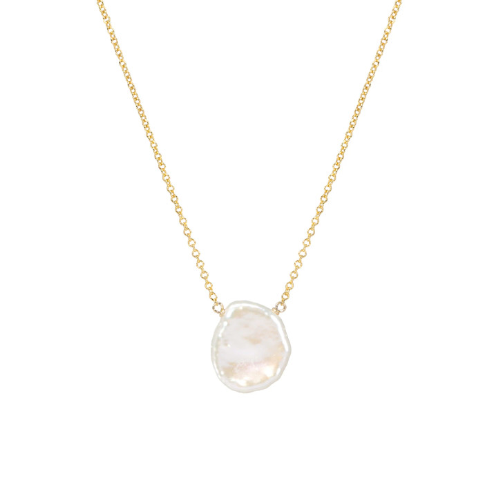 Dogeared One In A Million Keshi Pearl Necklace Gold