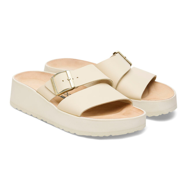 Birkenstock Almina Exquisite Leather Ecru Narrow