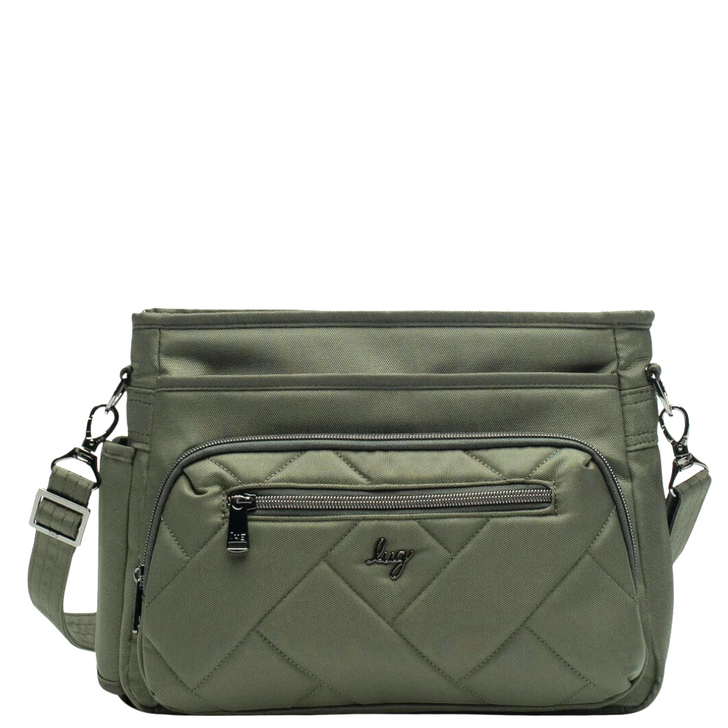 Lug Shimmy LE Ultra X Crossbody Bag Olive Green