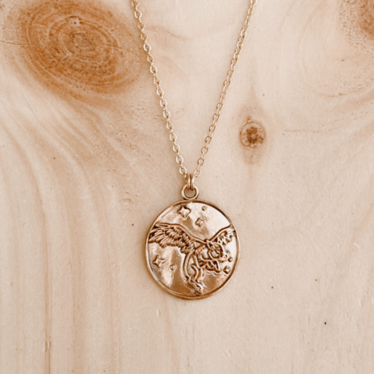 Âme Collective Bronze Talisman Necklace When Pigs Fly