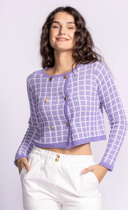 Pink Martini Jenni Sweater Purple