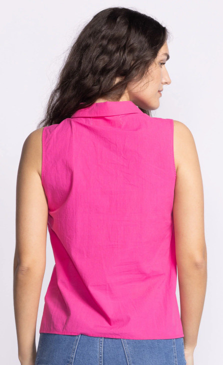 Pink Martini Lisa Sleeveless Top Pink