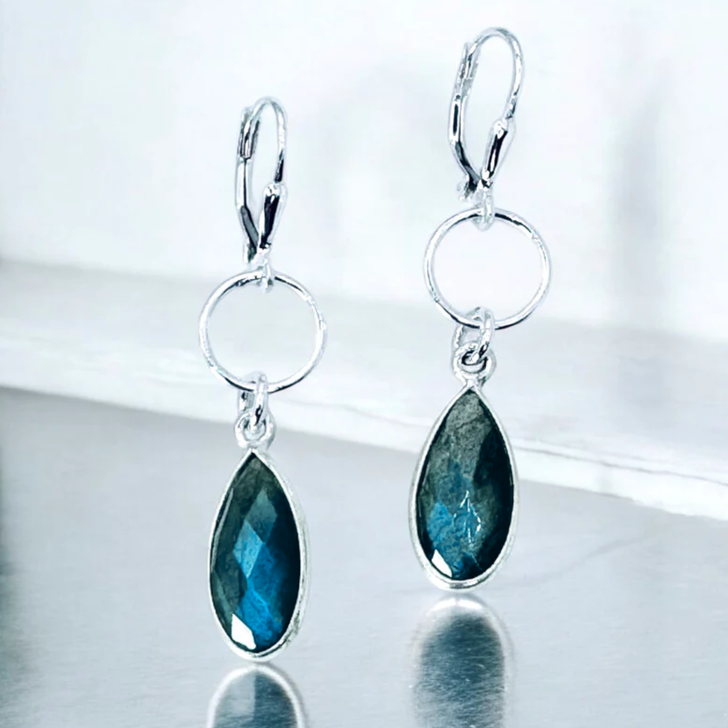 Elizabeth Burry Design Kimberley Earrings Labradorite