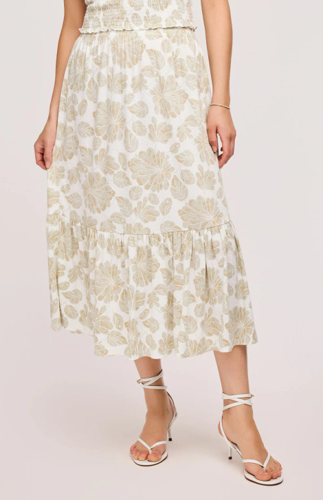 Gentle Fawn Elaine Skirt Matcha Bloom