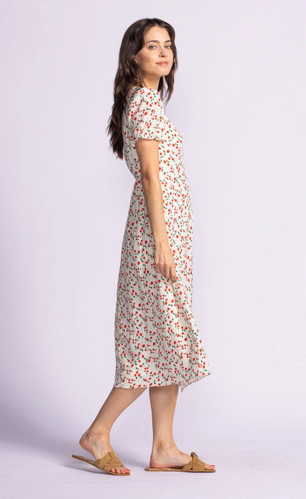 Pink Martini Lala Dress White