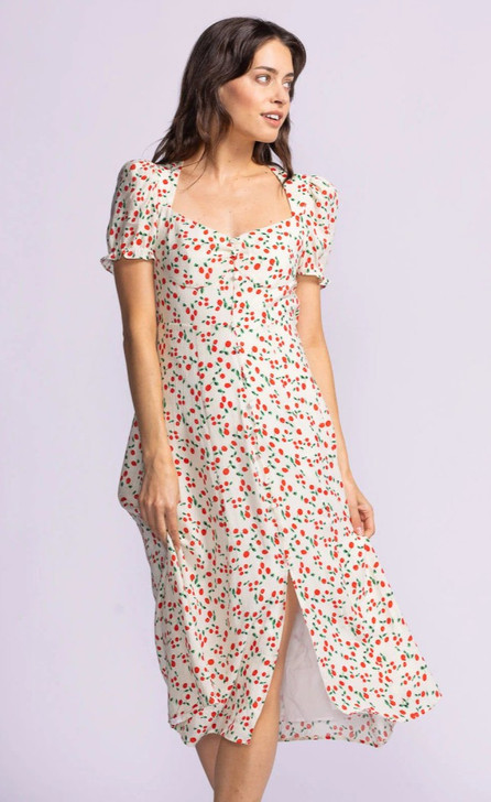 Pink Martini Lala Dress White