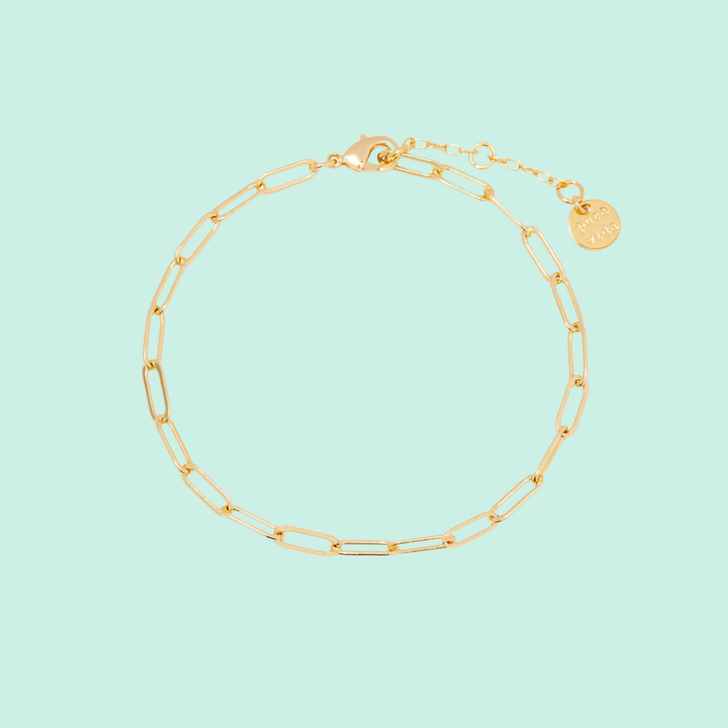 Pura Vida Harper Paperclip Chain Bracelet