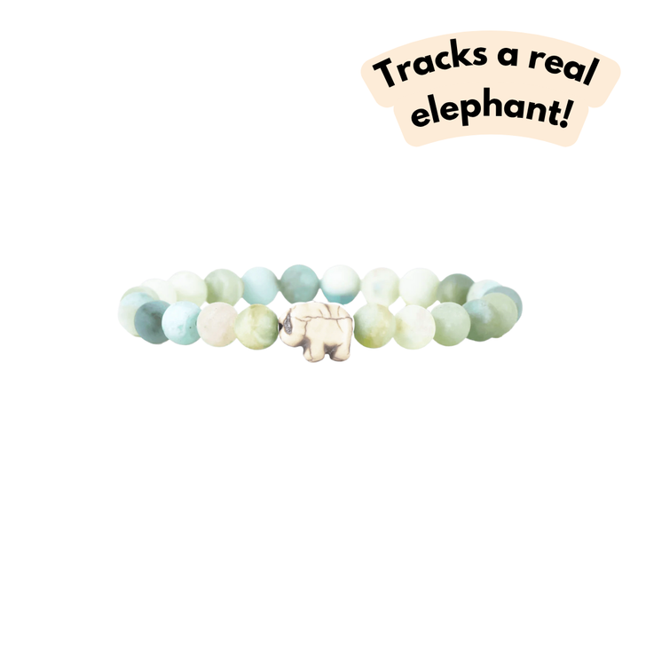Fahlo The Expedition Elephant Bracelet Sky Stone