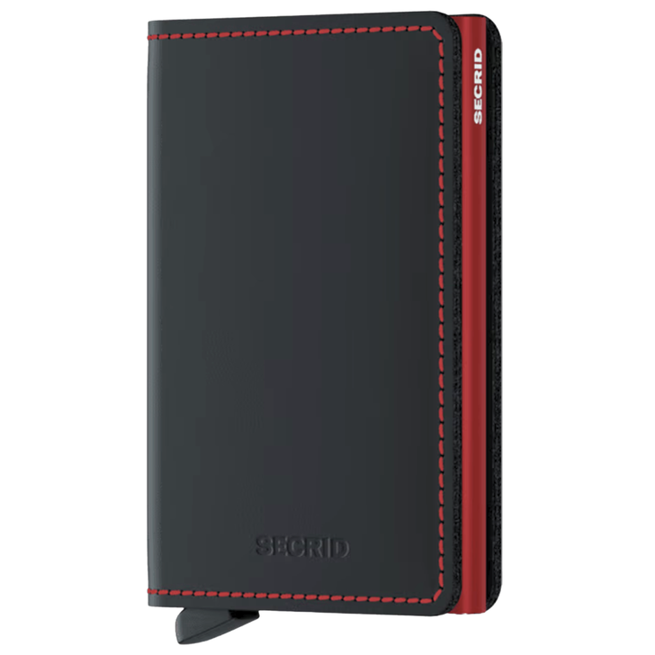 Secrid Slimwallet Matte Black/Red