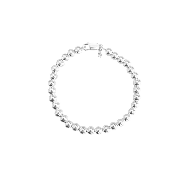 Silver Ball Bracelet 6mm