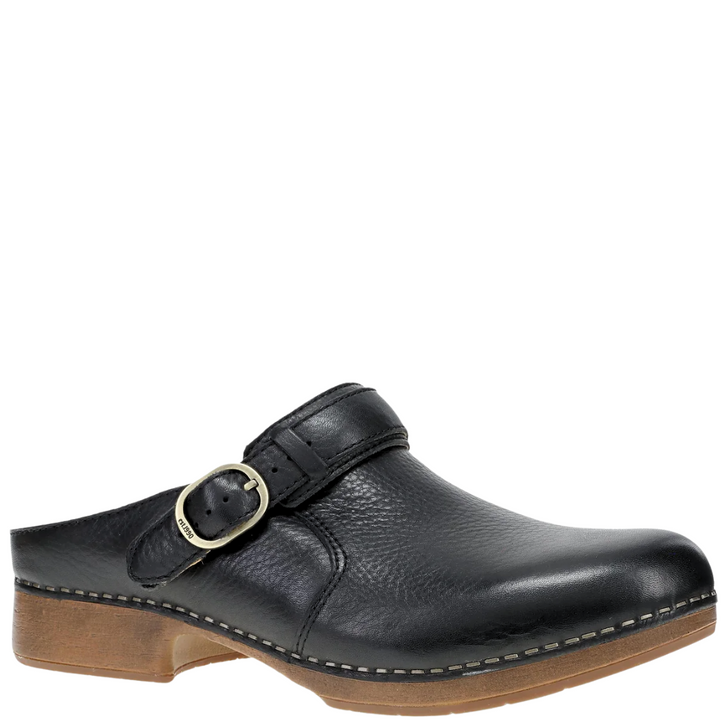 Dansko Millie Black Waxy Milled