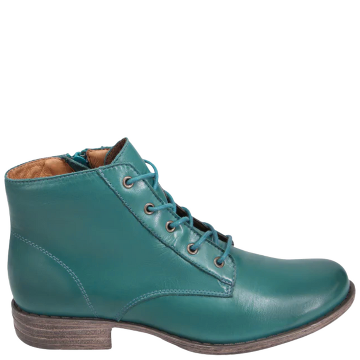 Miz Mooz Lyonne Lace-Up Booties Marine