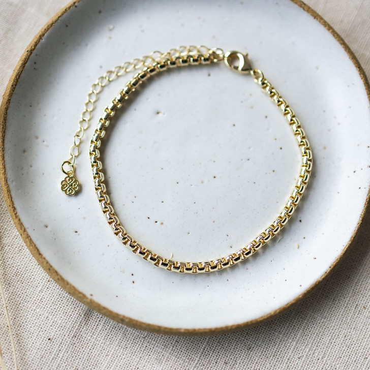 Glee Gold Plated Cord Bracelet