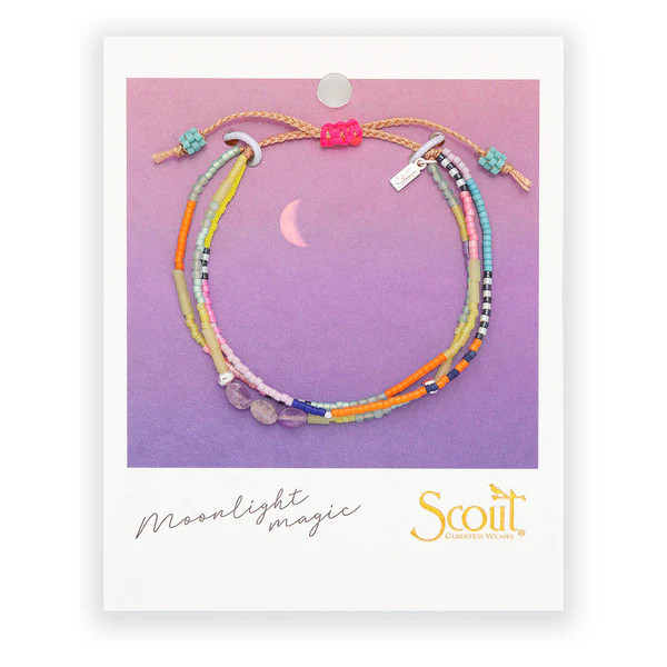 Scout Mixed Media Moonlight Magic Bracelet Amethyst/Silver