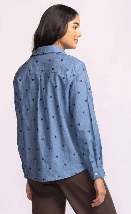 Pink Martini Azula Top Blue