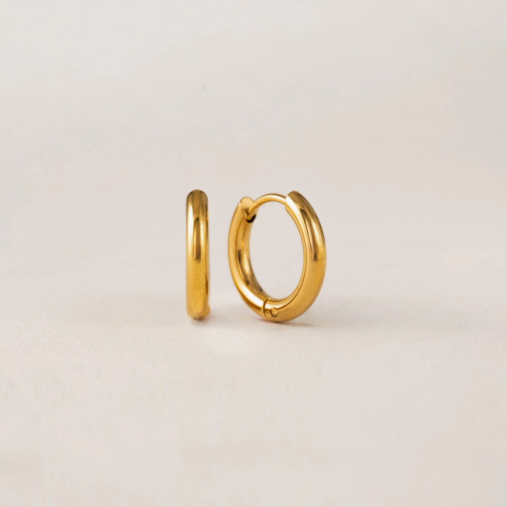 Lover's Tempo 15mm Tube Hoops Gold