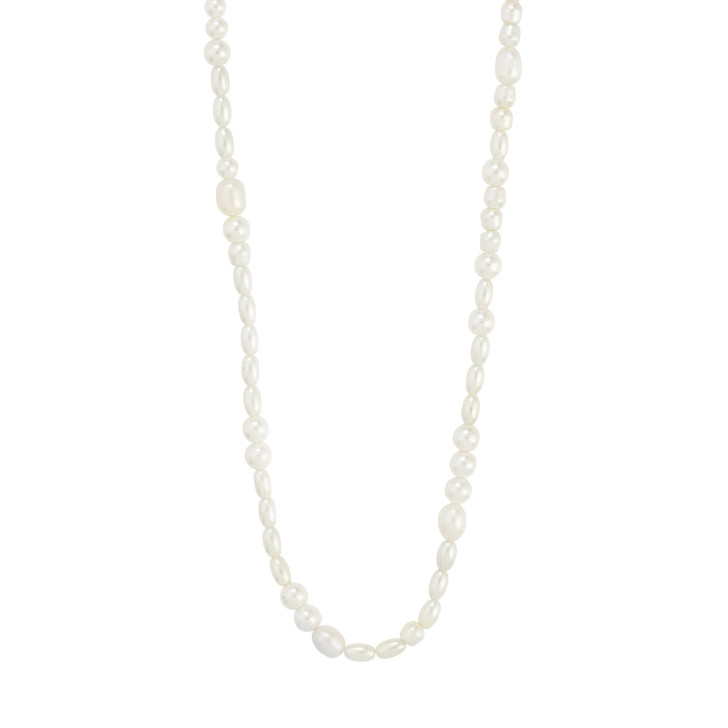 Pilgrim Elliana Pearl Necklace Silver Plated