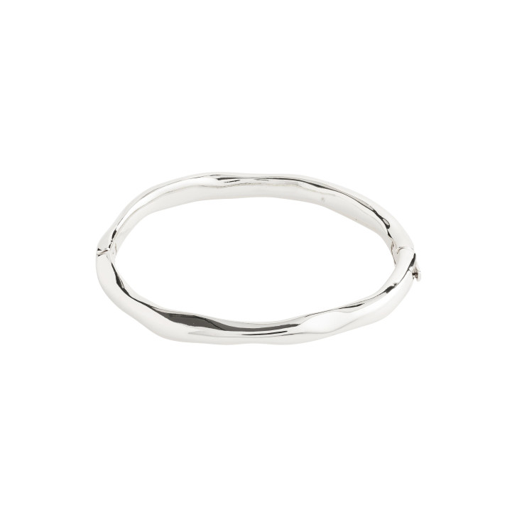 Pilgrim Harrison Wavy Bangle Silver Plated