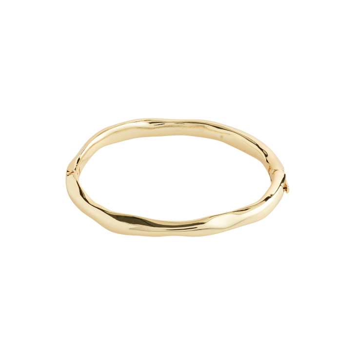 Pilgrim Harrison Wavy Bangle Gold Plated
