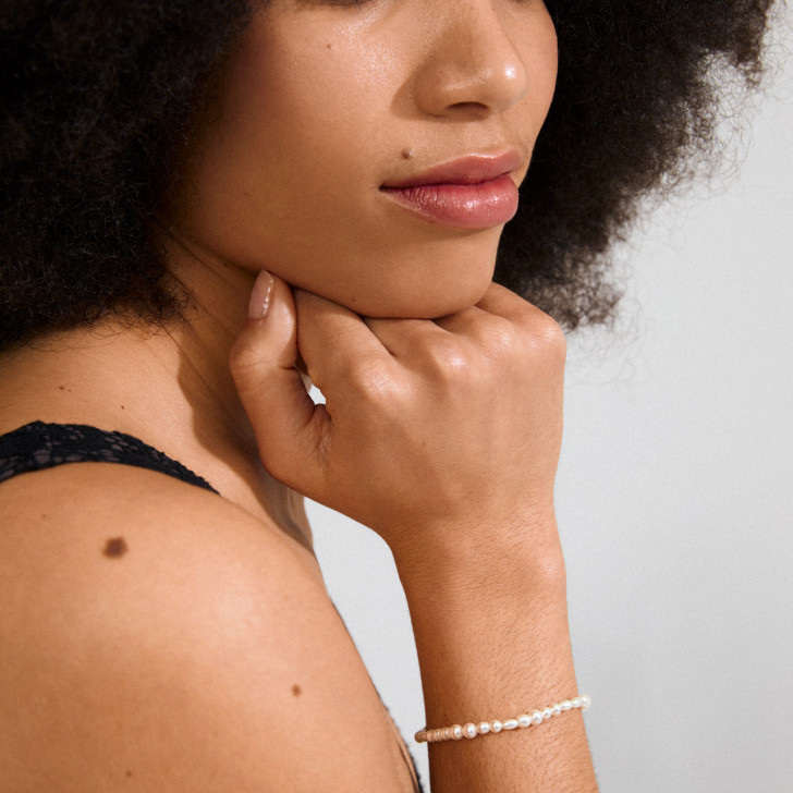 Pilgrim Elliana Pearl Bracelet Silver Plated