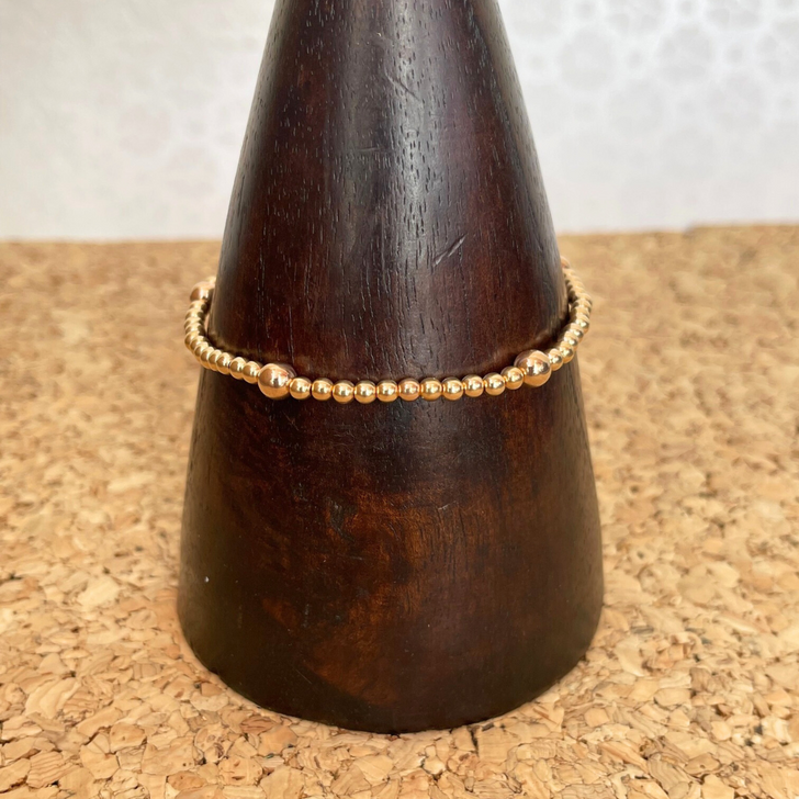 Bamiyan Gold Filled Ball Bracelet 3mm-5mm