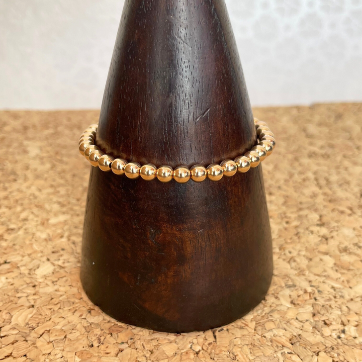 Bamiyan Gold Filled Ball Bracelet 5mm