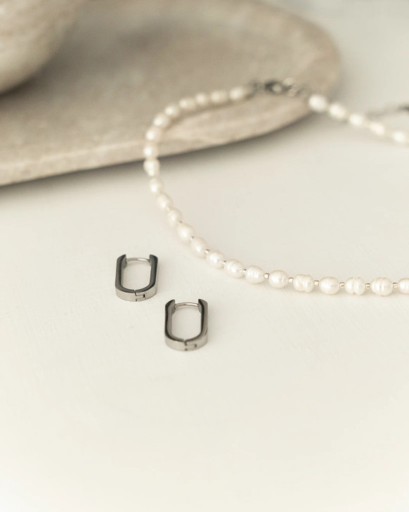 wellDunn Ovio Hoops Silver