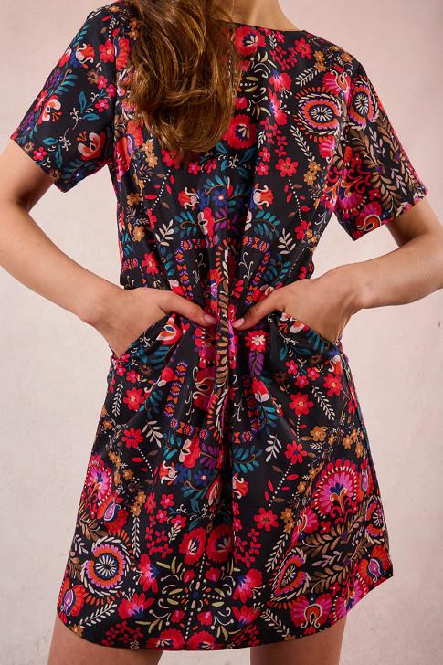 Molly Bracken Patterned Dress Multico Irina