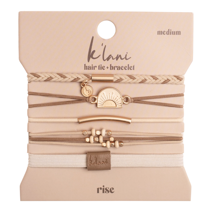 K’Lani Hair Tie Bracelet Set Rise