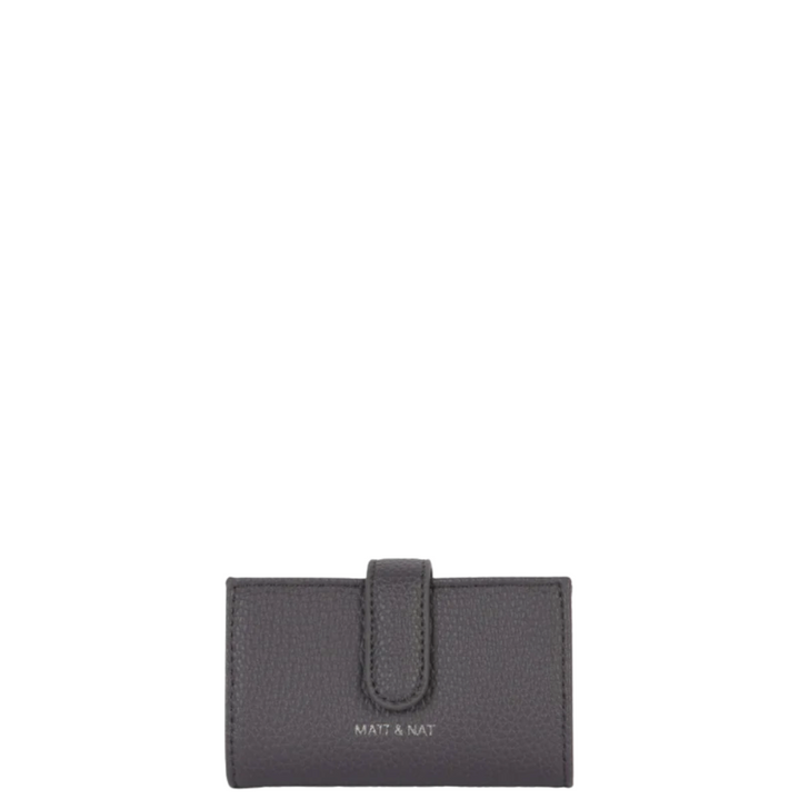 Matt & Nat Crepe Grain Card Holder Coal