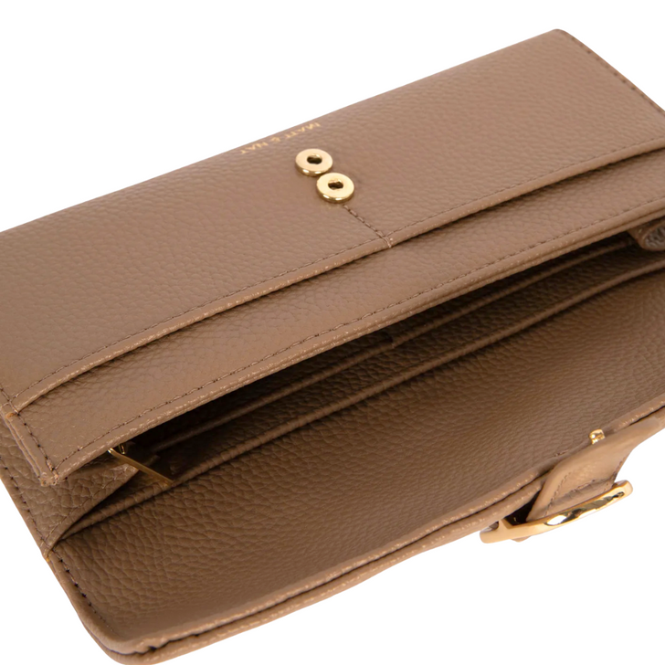 Matt & Nat Seun Grain Wallet Toffee