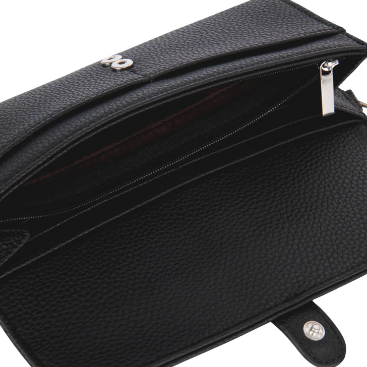 Matt & Nat Seun Grain Wallet Black