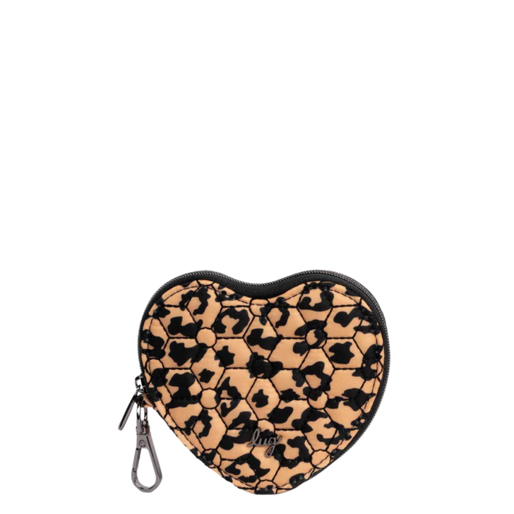 Lug Heart Pouch Spotted Leopard