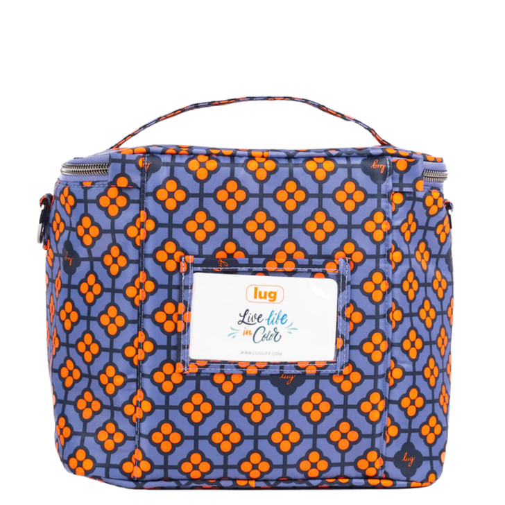 Lug Nibble Convertible Lunch Tote Very Berry Blue