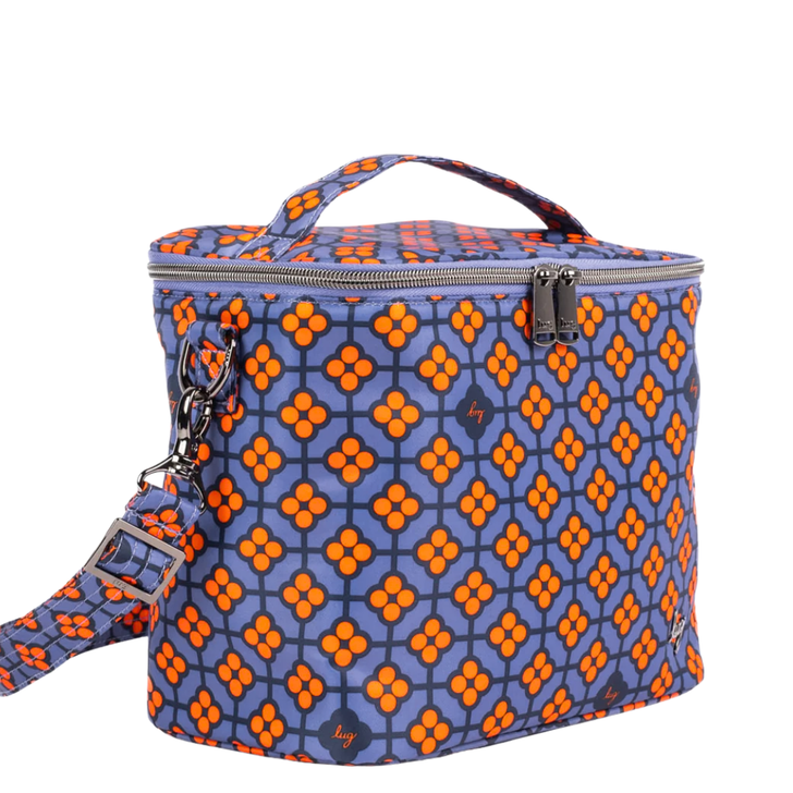 Lug Nibble Convertible Lunch Tote Very Berry Blue