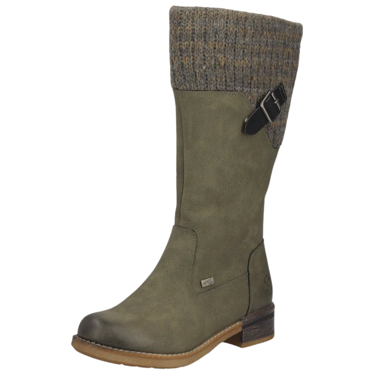 Rieker Fabrizia Tall Boots Green