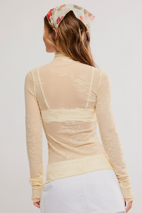 Free People You Decide Long Sleeve Banana Cream