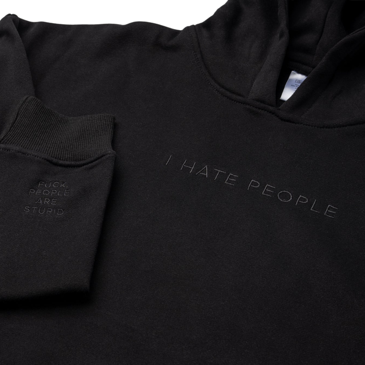 Classy Cards Hoodie I Hate People