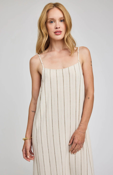 Gentle Fawn Twyla Dress Linen Stripe