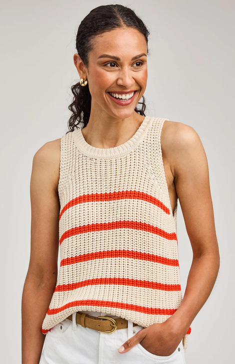 Gentle Fawn Andrea Knit Tank Grenadine Stripe