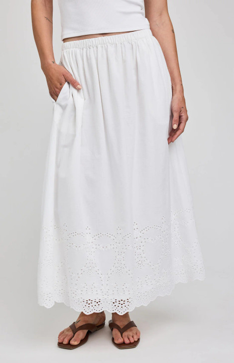 Gentle Fawn Elodie Skirt White