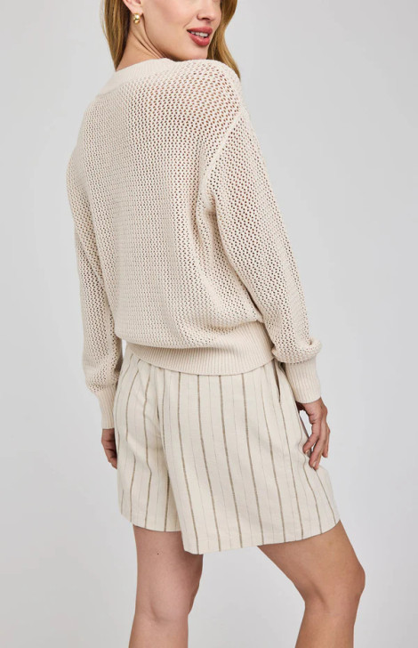 Gentle Fawn Jensen Knit Pullover Linen