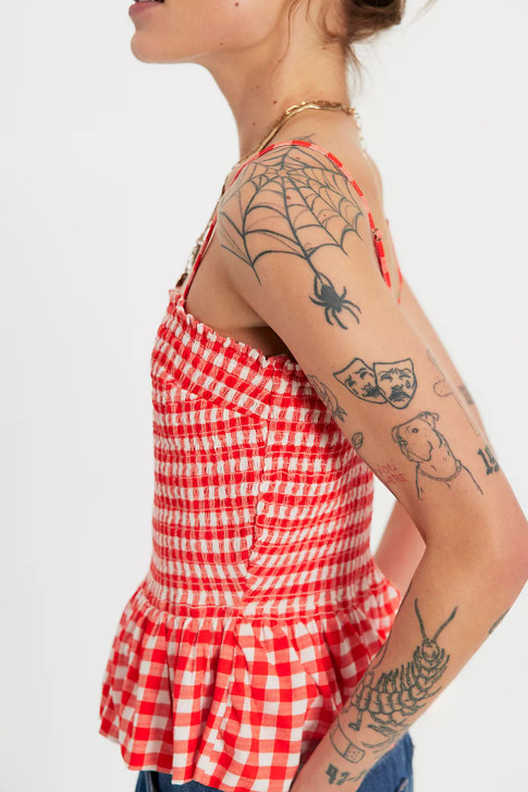 Free People Sundance Tank Red Combo